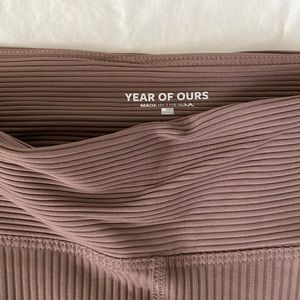 Year of Ours, Mauve Leggings, Size M
